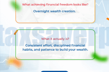Financial Freedom means Consistency & Patience | www.taxsaverplus.in