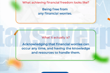 Financial Freedom means having 0 financial worries | www.taxsaverplus.in