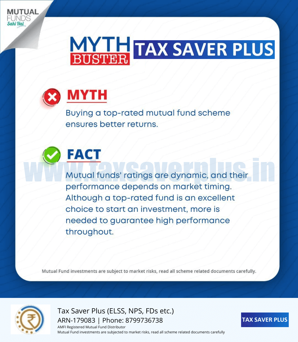 Mutual Fund Myth buster 3 | www.taxsaverplus.in