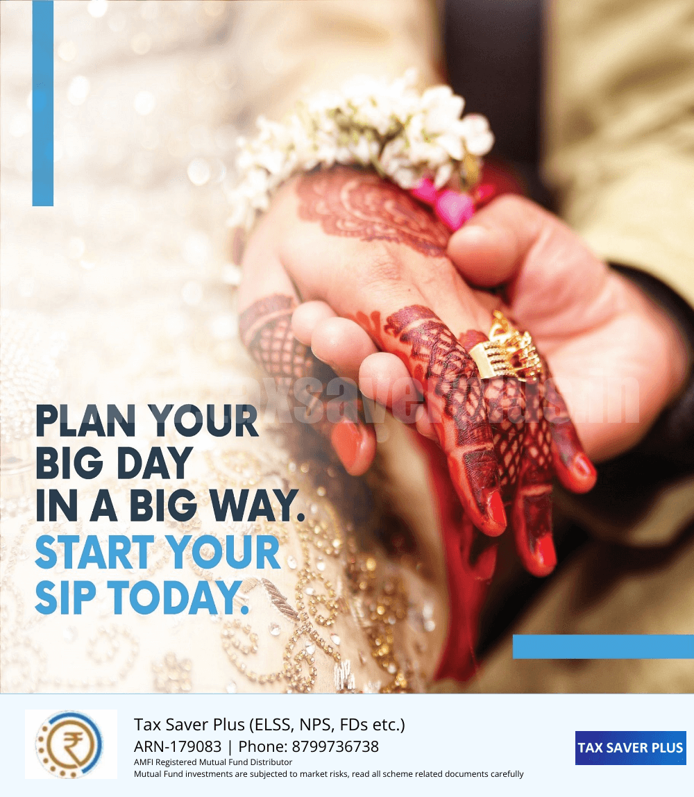 SIP you wedding plans | www.taxsaverplus.in