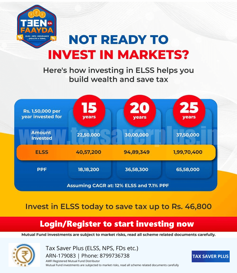 ELSS vs PPF | Tax Saver Plus