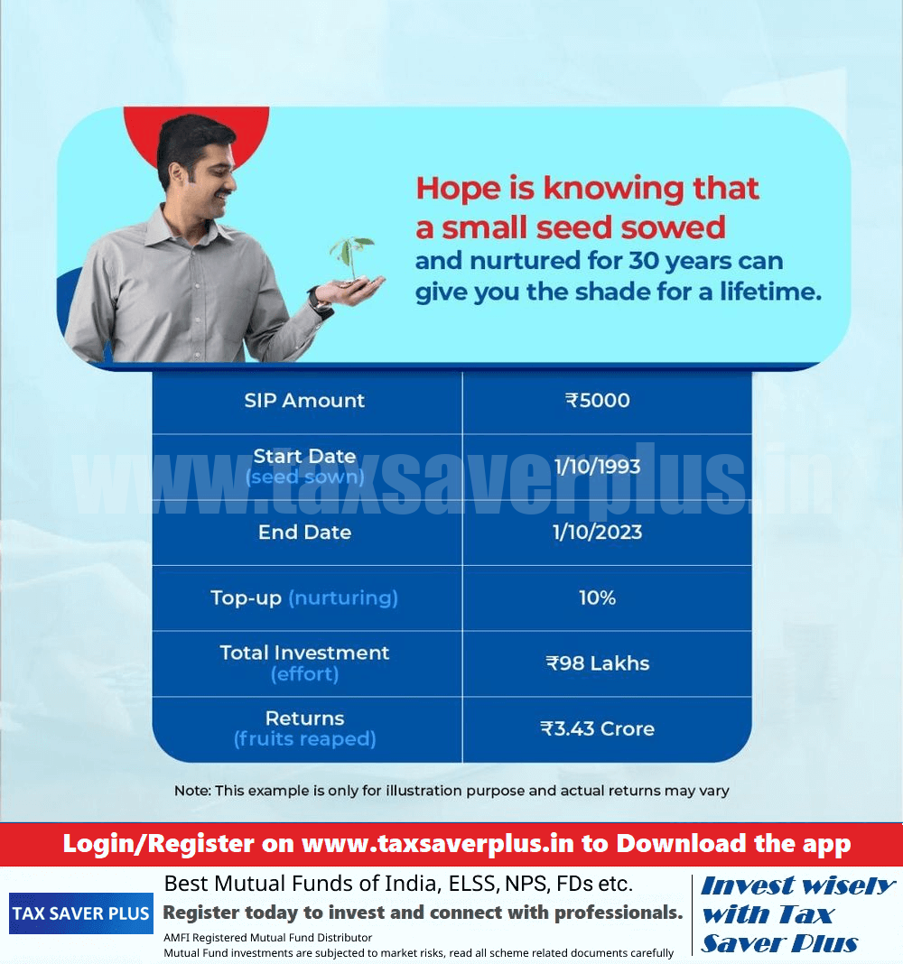 Seed of Hope - SIP | Tax Saver Plus