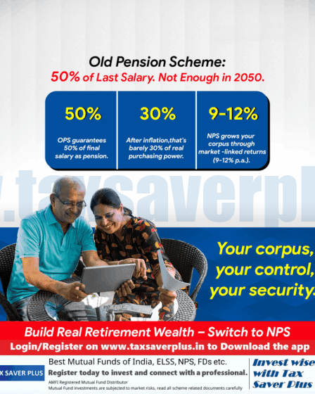 Why 50 Pension Won’t Be Enough for Tomorrow | Tax Saver Plus
