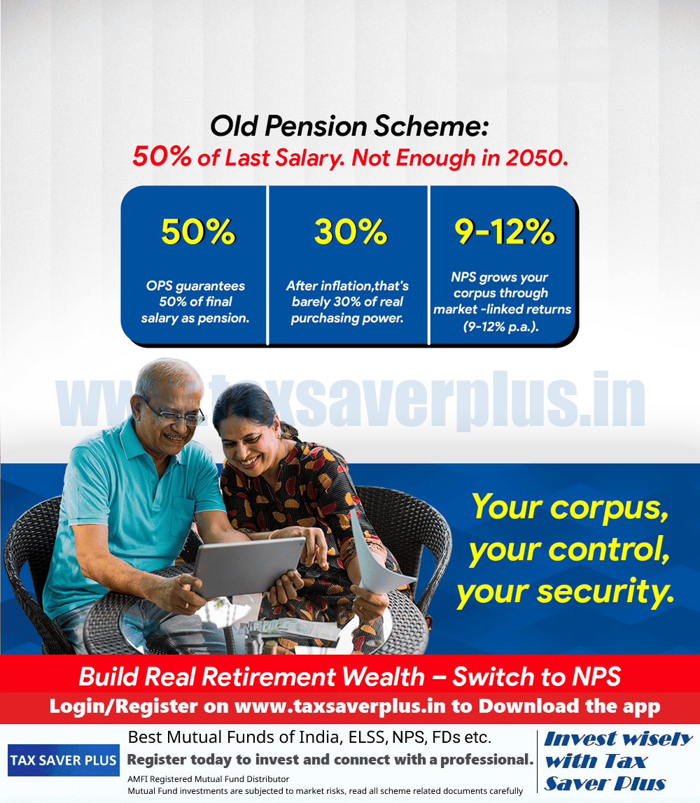 Why 50 Pension Won’t Be Enough for Tomorrow | Tax Saver Plus