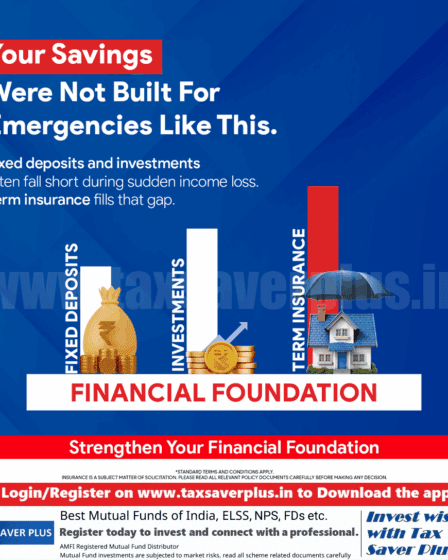 Savings Are Not A Backup Plan | Tax Saver Plus