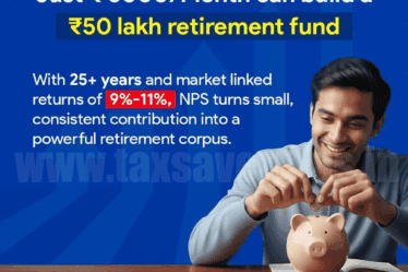 ₹6K Month → ₹50L Retirement with NPS | Tax Saver Plus